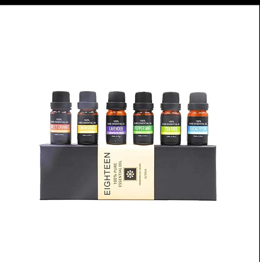 Therapeutic Grade 100% Pure Essential Oil Set of 6