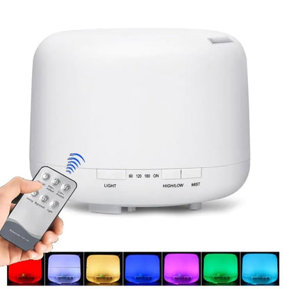 Color Changing Essential Oil Aromatherapy Diffuser With Remote