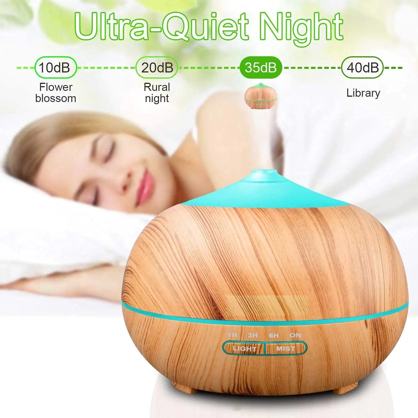 Ultrasonic Color Changing Essential Oil Aromatherapy Diffuser