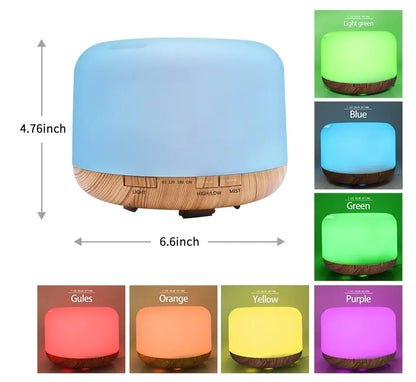 Color Changing Essential Oil Aromatherapy Diffuser With Remote