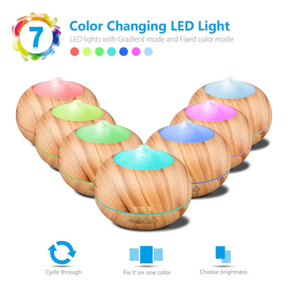 Ultrasonic Color Changing Essential Oil Aromatherapy Diffuser